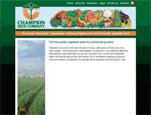 Tablet Screenshot of championseed.com
